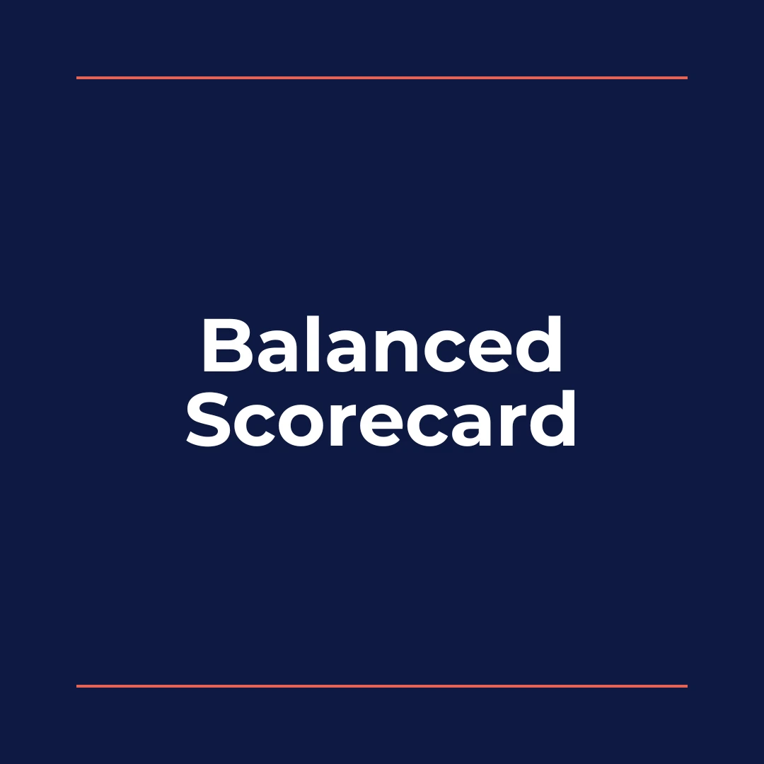 balanced scorecard